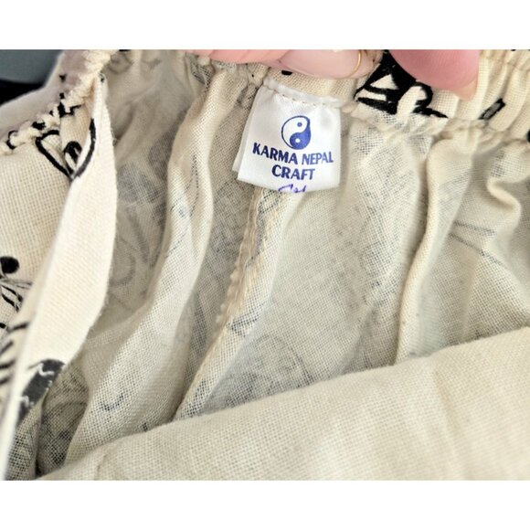 Karma Nepal Wide Leg Romper One Size Mushroom Celestial Overalls - Picture 6 of 6